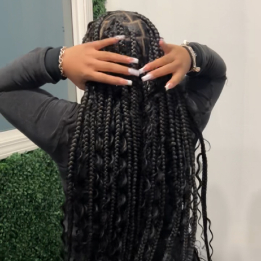 Boho Knotless Large at Polished Hair & Nail Studio in IL, IL