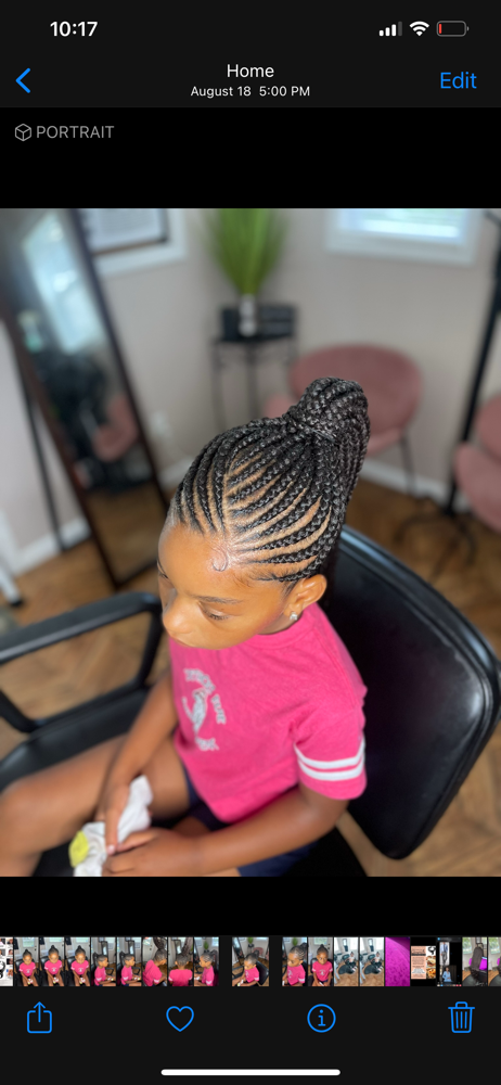 Kid Braids With Weave Age 3-7