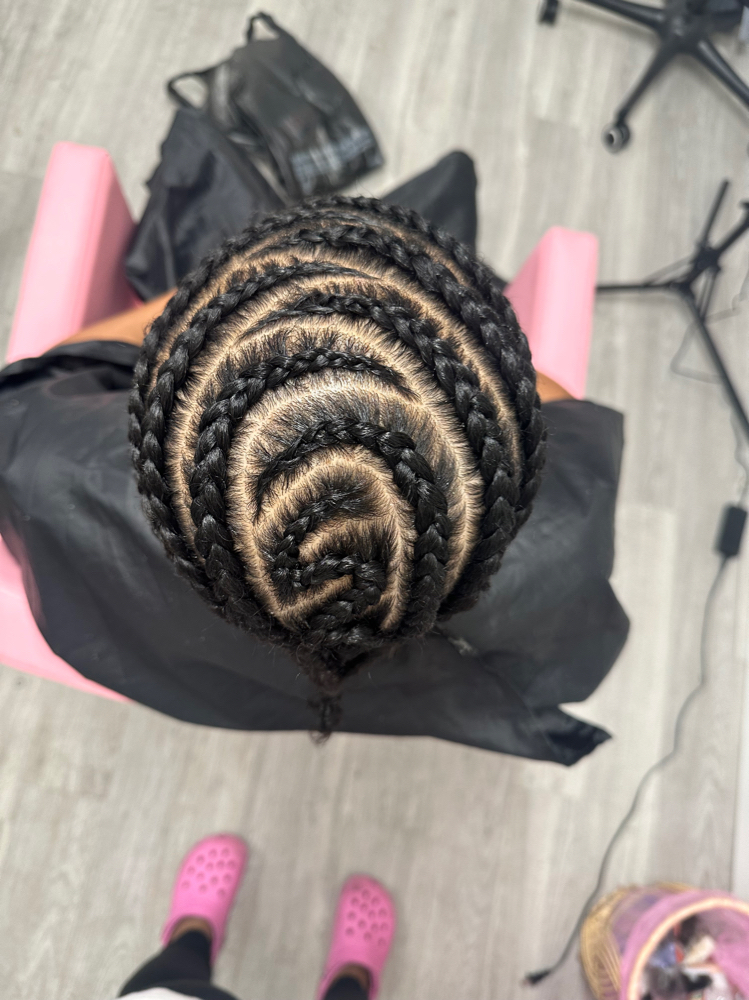 5-6 braids at PRESS’d by Krys P in Watauga, TX