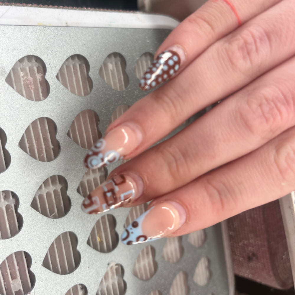 Medium Acrylic Fill In at Abbi’s nails & tats💕 in Milan, TN