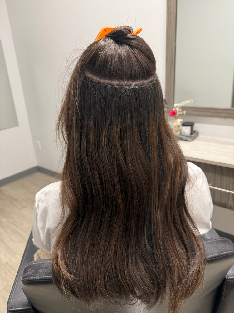 Weft Hair extension Installation