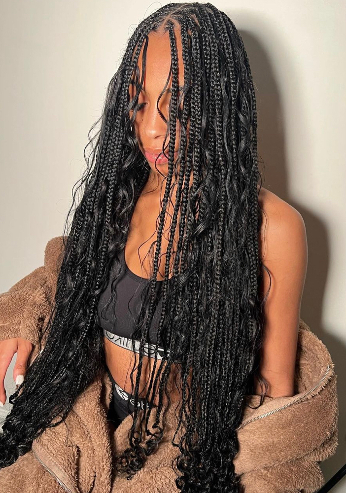 Small Boho Knotless