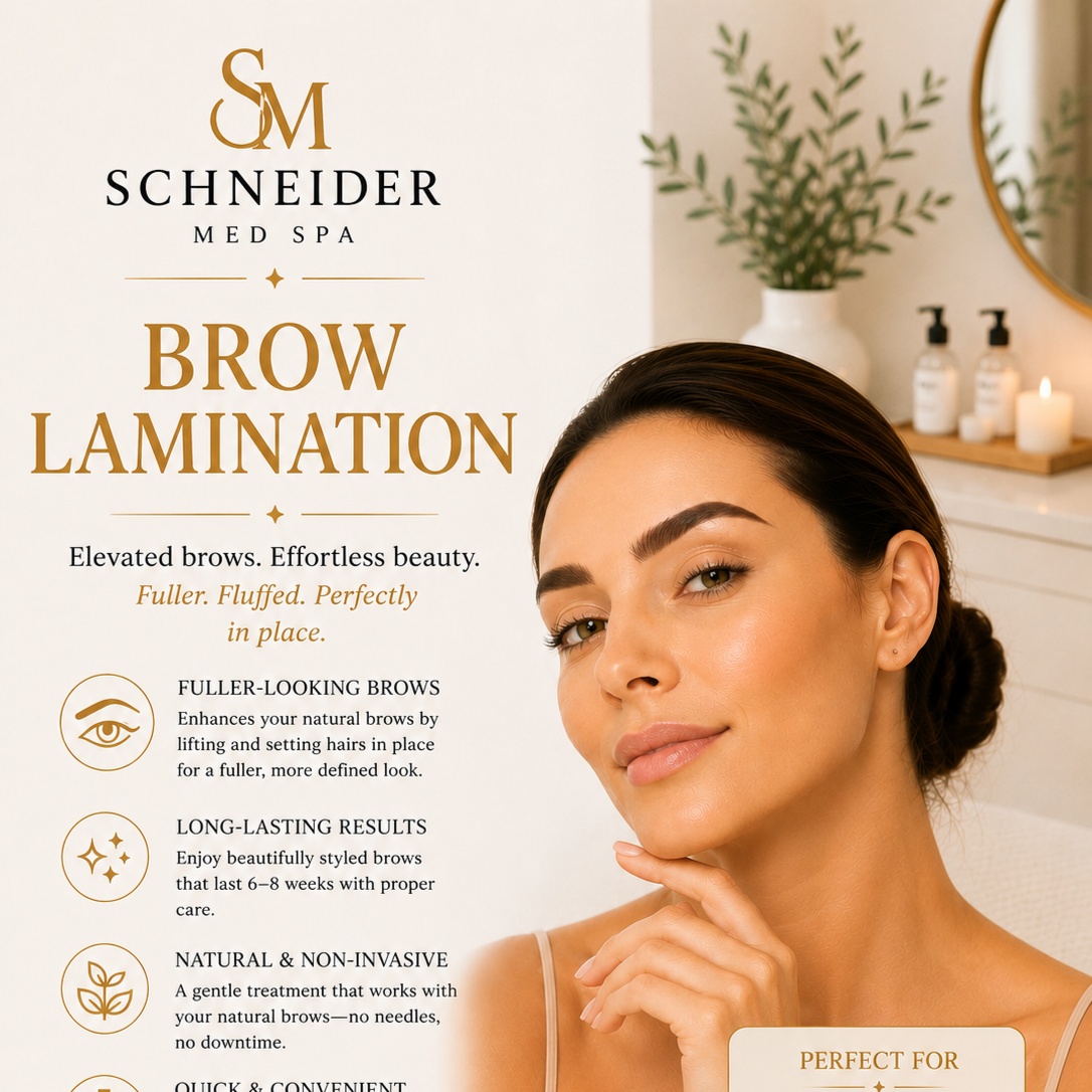 Brow Lamination at Schneider Med Spa in Ocoee, FL
