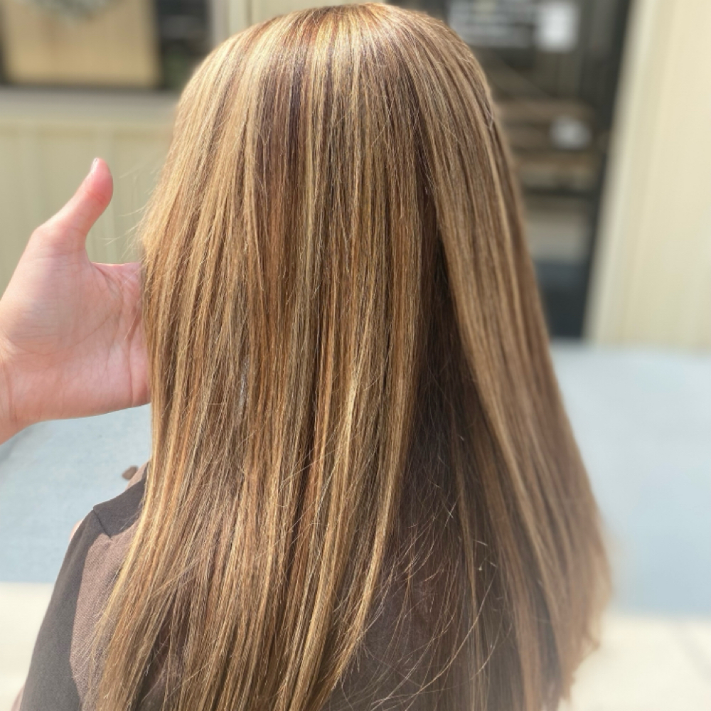 Partical Highlights + Grey Coverage at Expressions Salon & Studio in Anniston, AL