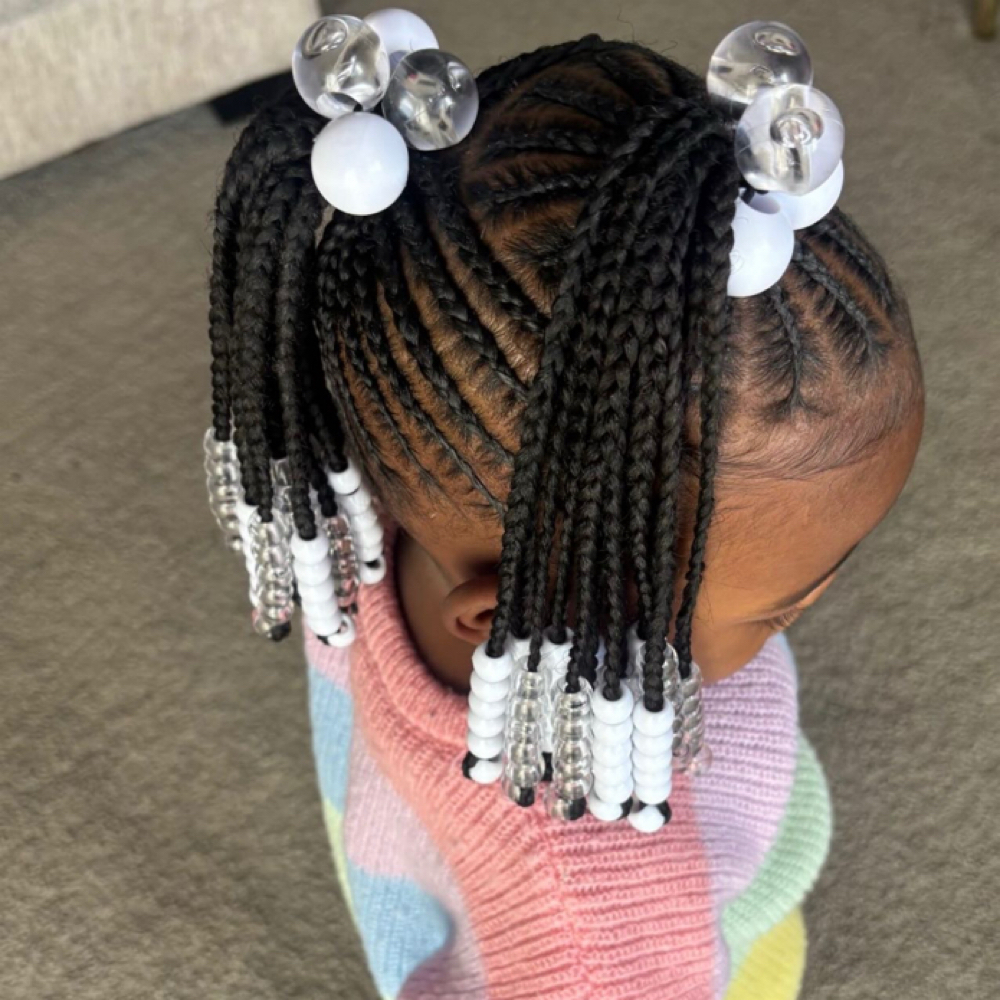 Kids Braids at Rooted crowns beauty lounge in Tampa, FL