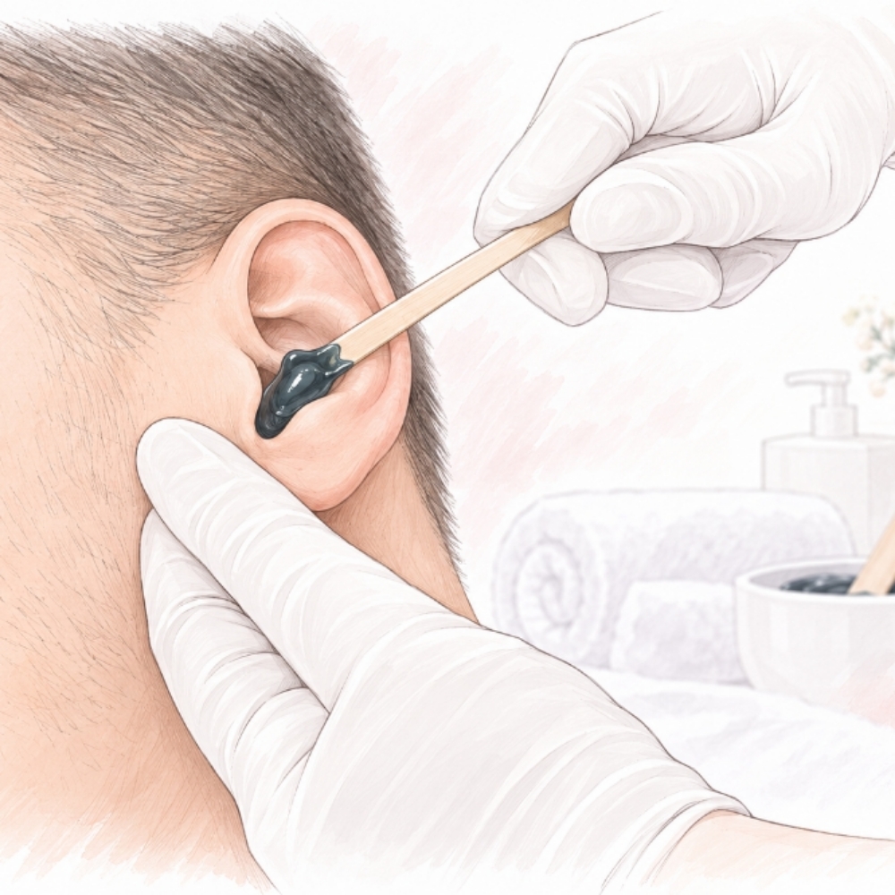 Ear waxing at Skin Reboot Spa Clinic in Cary, NC