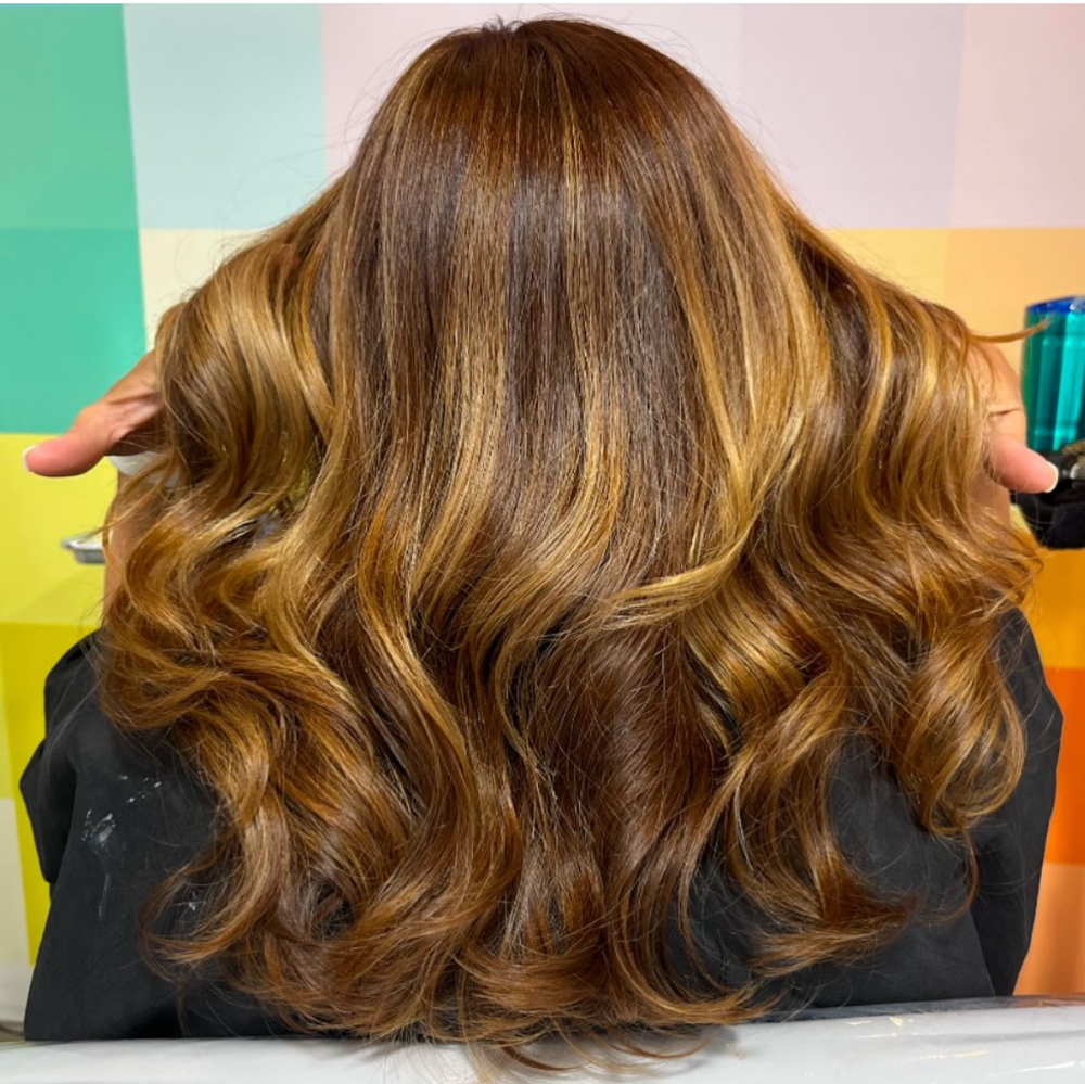 Color Partial Highlight Cut at Hair by Carli @ The Market Commons in Myrtle Beach, SC