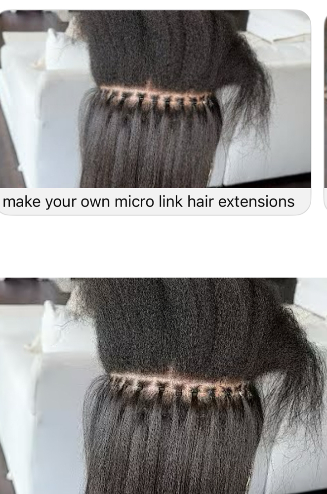 micro link hair extensions at BraidsByNasongae in Somerset, NJ