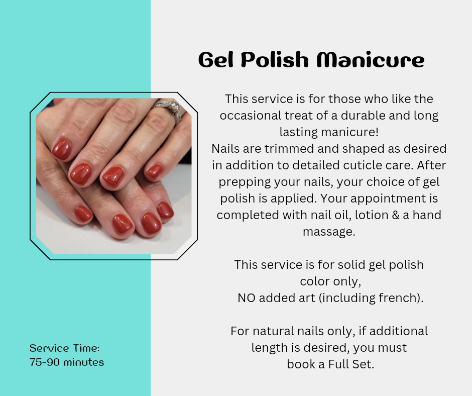 Gel Polish Manicure: No Art