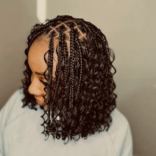 Boho Braided Bob