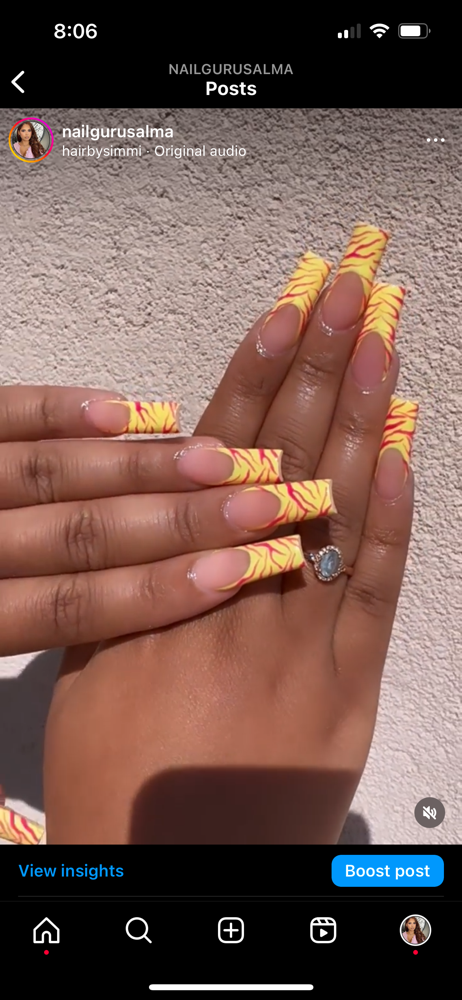 Cute Simple Nails Full Or Fill