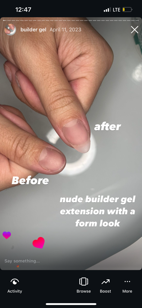 builder gel Extensions