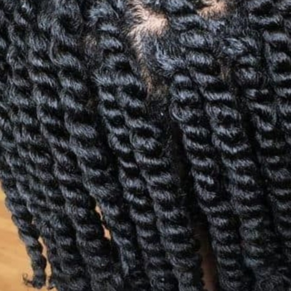 Men two strand twist