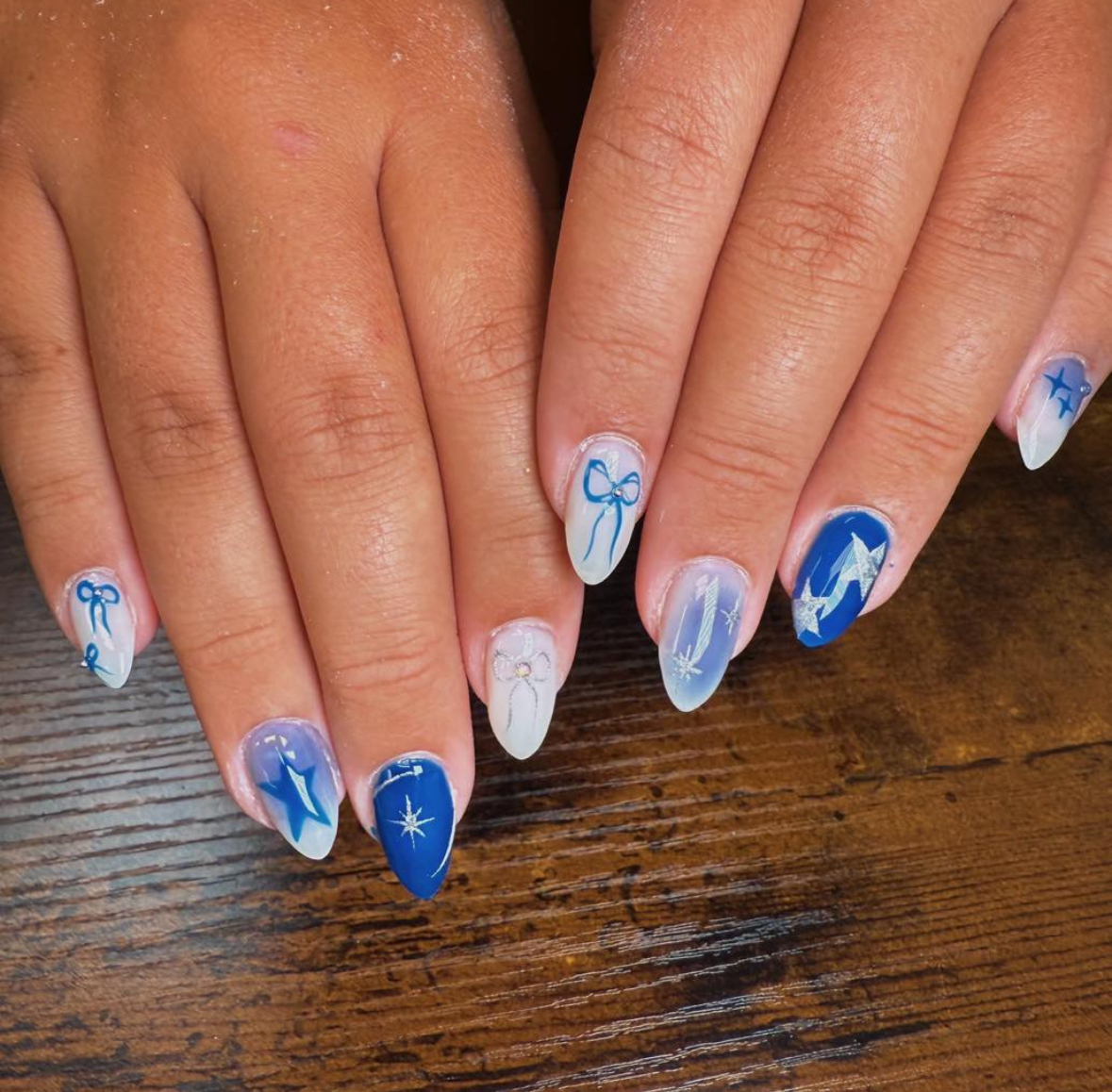 Luminary Manicure with Designs at Precision Salon and Spa in Cedar Falls, IA