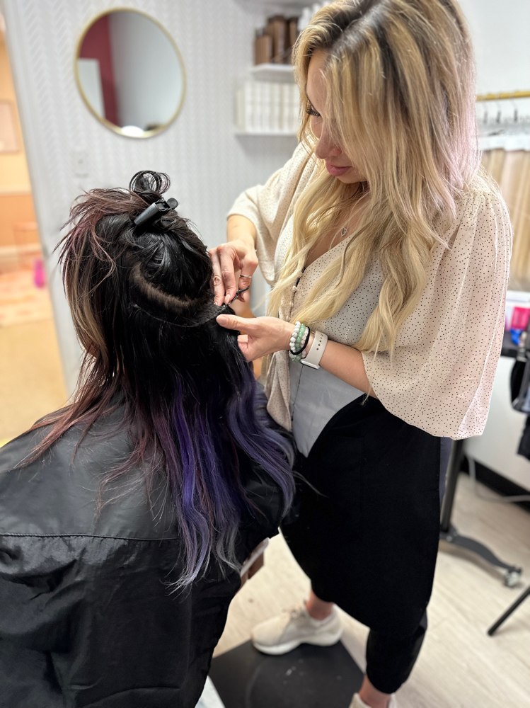 Extensions Hand Tied Per Row