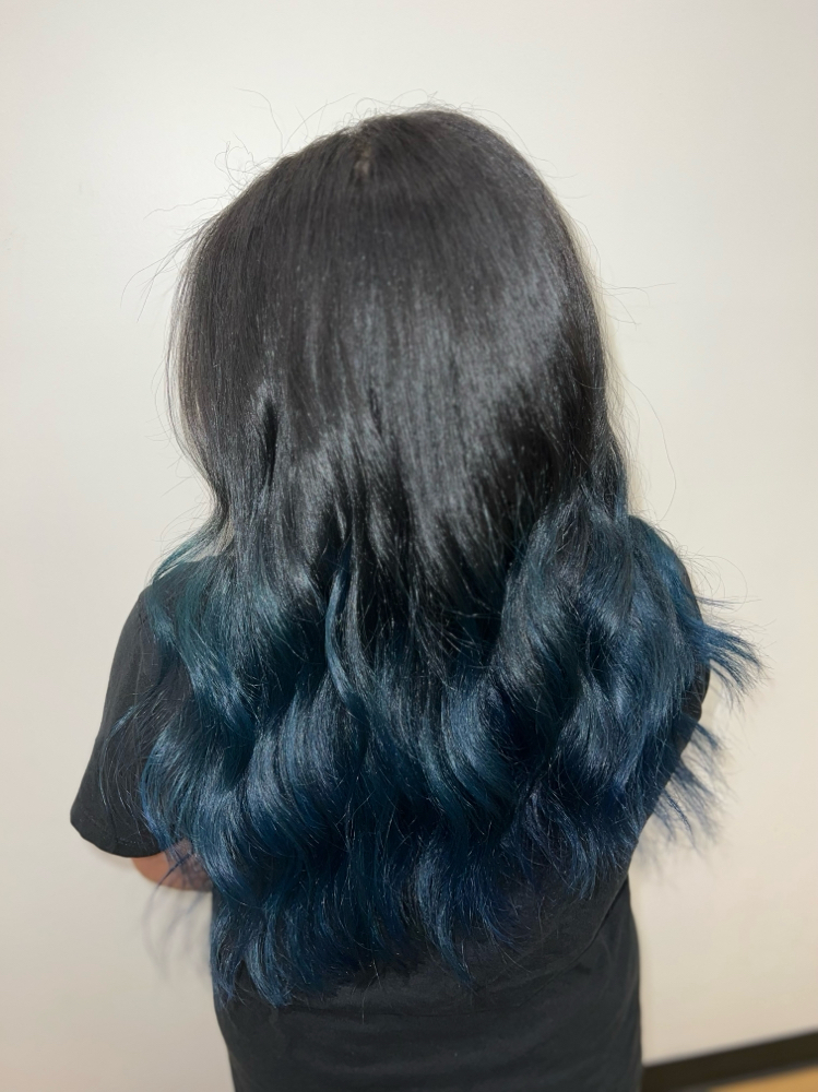 Shampoo/Dry/Flat Iron