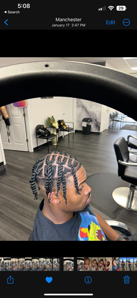 “Mens” Invisible Locs at Cai Did That in North Chesterfield, VA