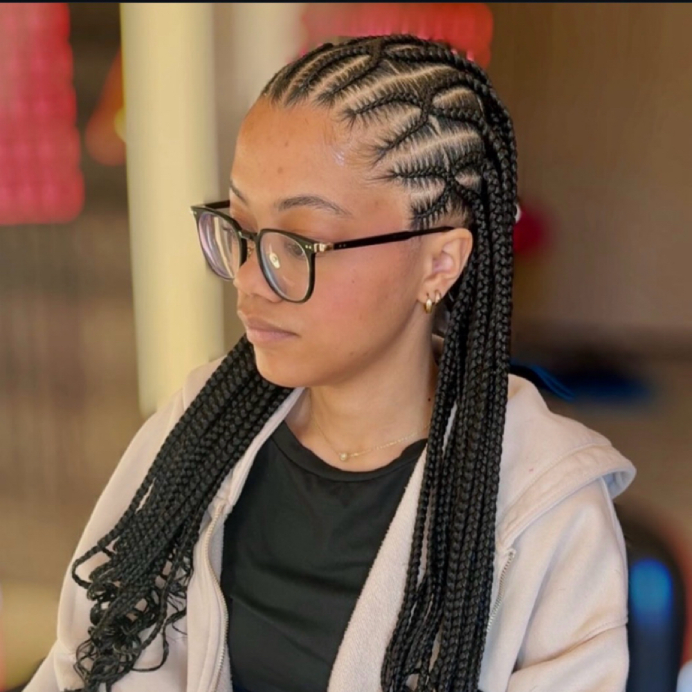 Tribal Braids (mid Back) at Braids By Tica in Morrow, GA
