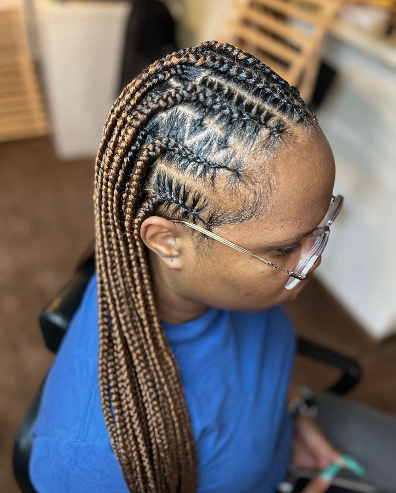 Tribal Braids (mid Back)