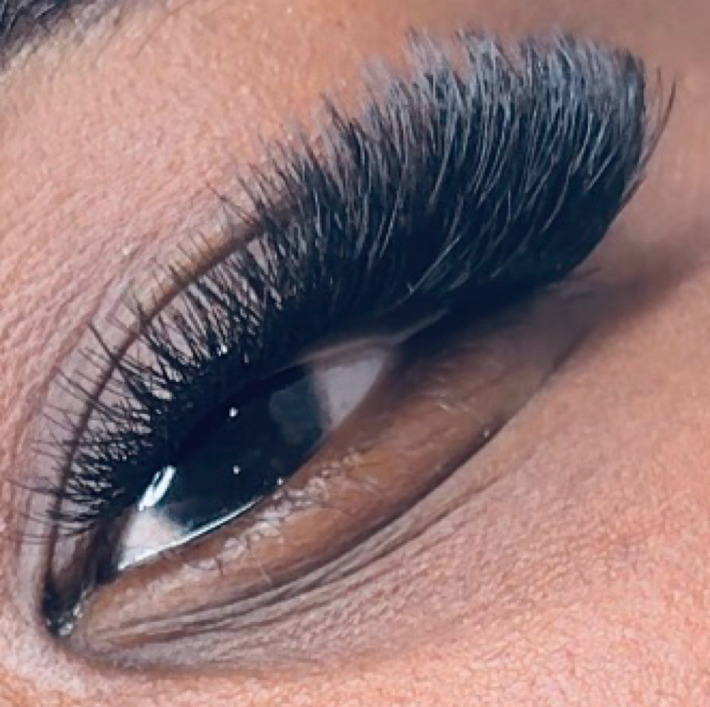 Cluster Lash Set at Nails and Lashes in Greenwood, SC
