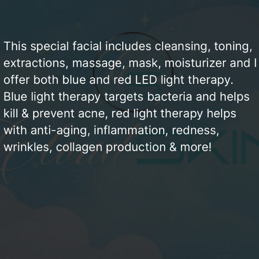 LED Facial at Cloud Skin Esthetics LLC. in Redford, MI