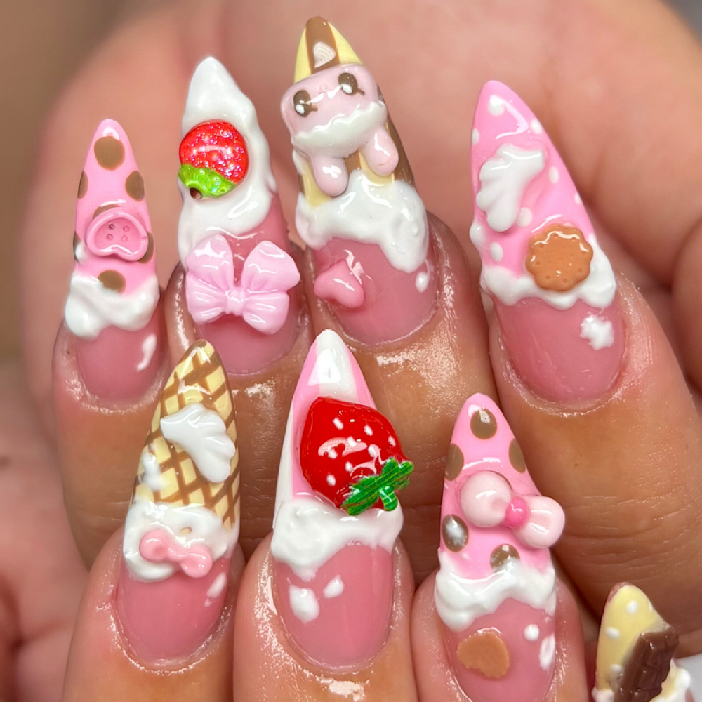 gelx full set ♡ at nailsbydiora in Cocoa, FL