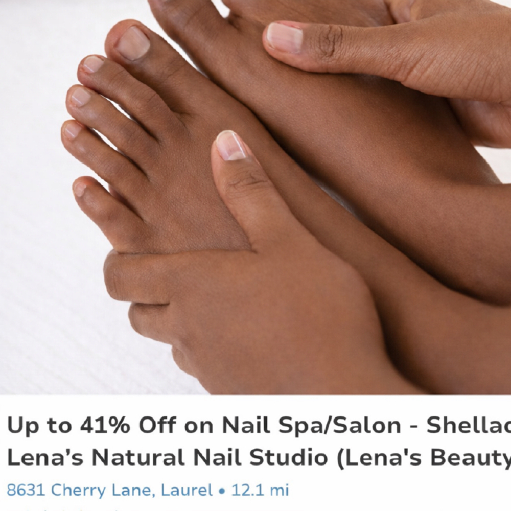 GROUPON (No Sundays) Discontinuing at The Pedi Pod aka Lena’s in Laurel, MD