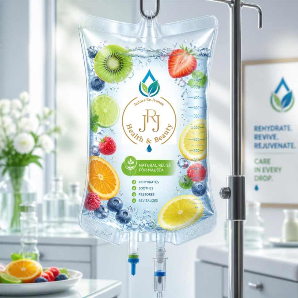 The J'adore Essential IV Drip at JRJ Health & Beauty in Beverly Hills, CA