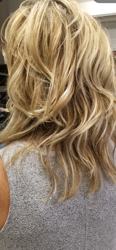 Partial Hilghlight & Style at Jennifer's Hair Affair in Melbourne, FL