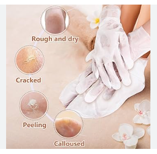 Relaxing feet/hand mask only at Seliita's Beauty Corner in Sparks, NV