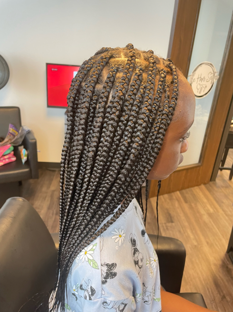 Kid's Knotless Box Braids