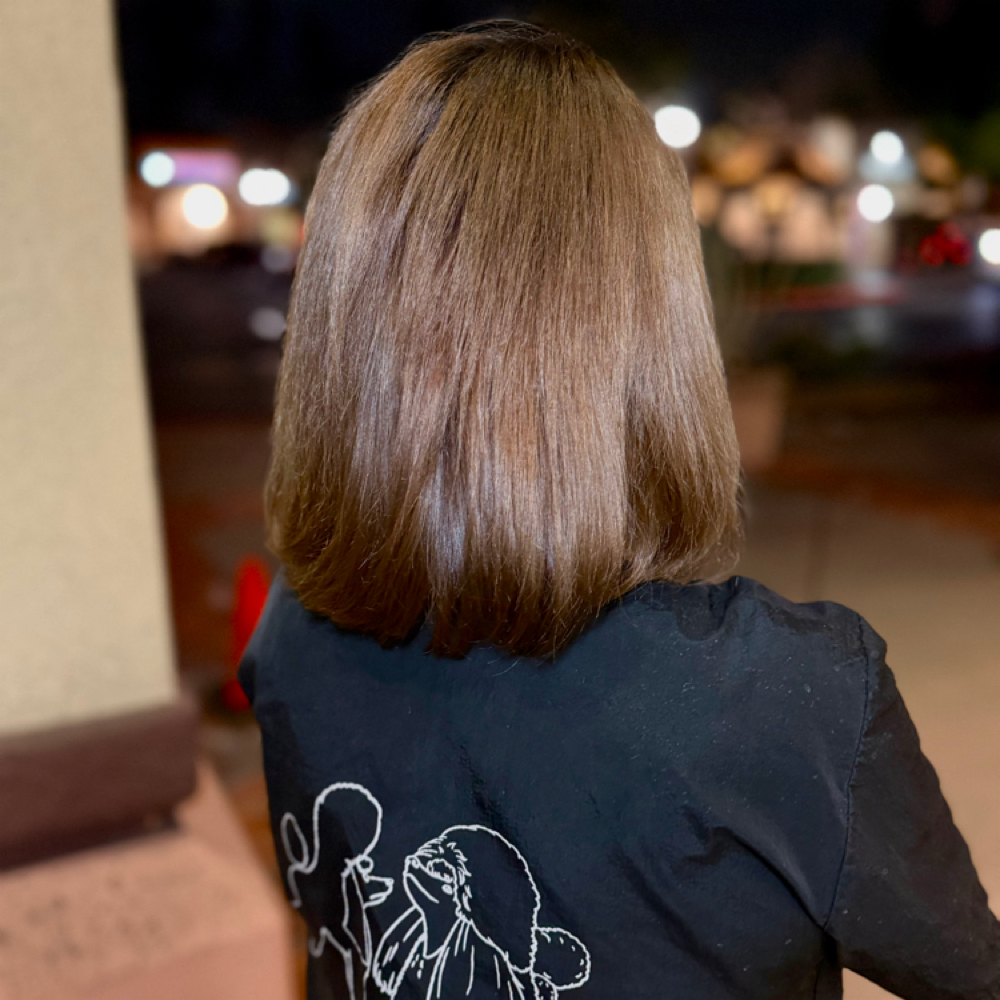 gloss/toner at Nova Hair Salon in Rancho Cucamonga, CA