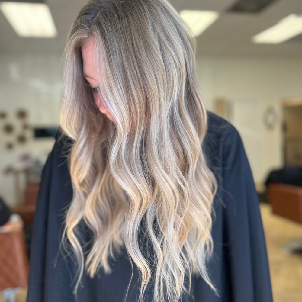 Full Custom Blonding at Feathered Foils By Kaitlyn Lane in Santa Fe, TX
