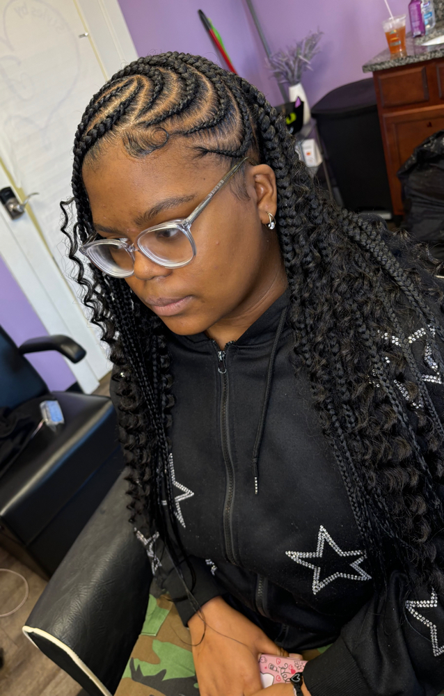 Box Braids & Feed Ins