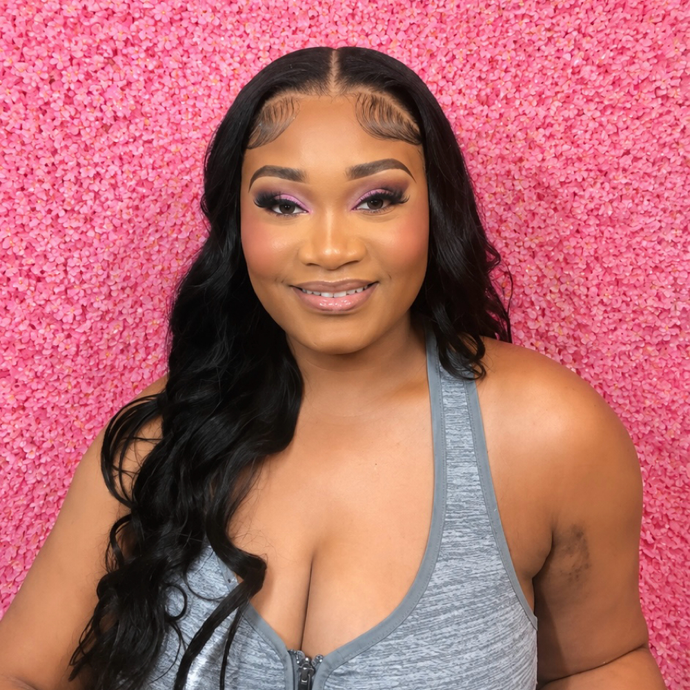 Frontal Wig Installation at Blended Beauty Hair in brooklyn, NY