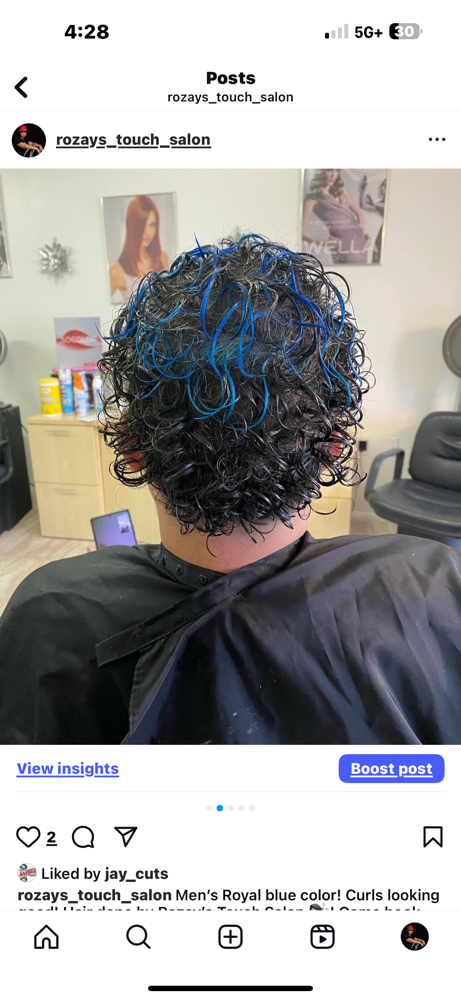 Men’s Short Hair Color