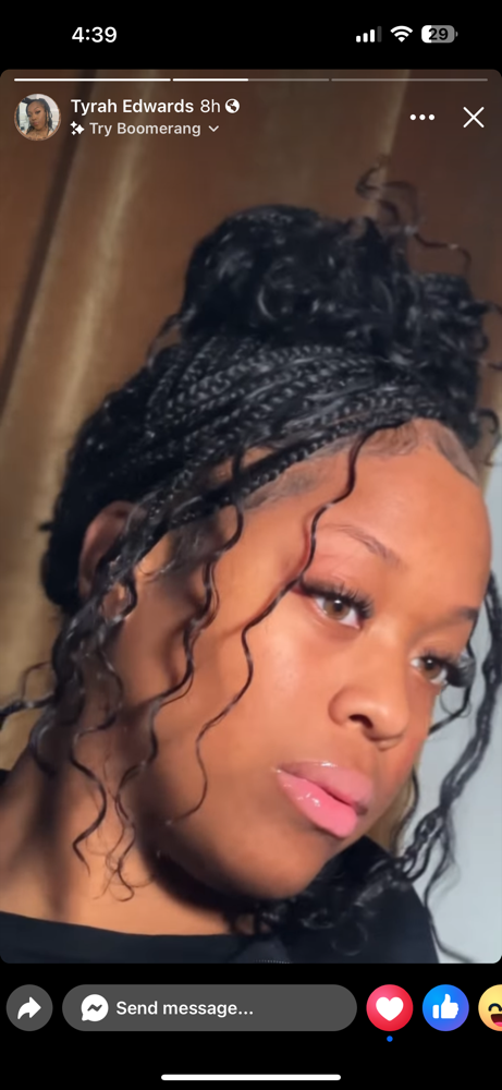 Small Short Bohemian Braids