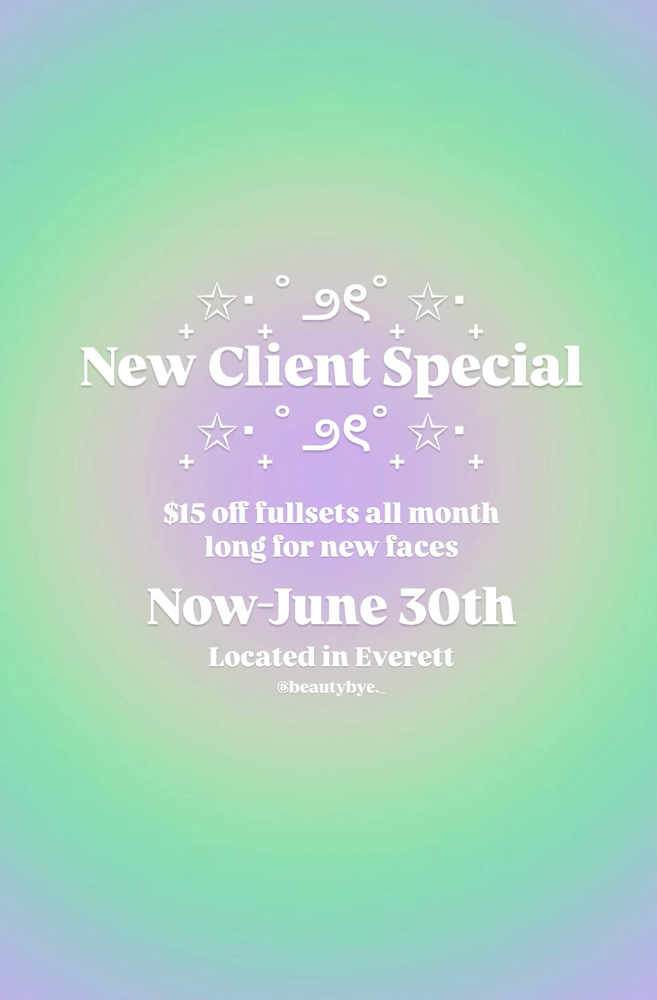 New Cleint Special ($15 Off)