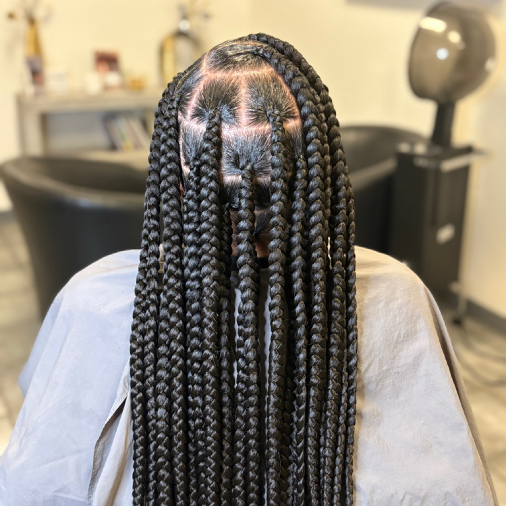 Large Knotless Braids at Royal Design Hair Etc. in Oklahoma City, OK