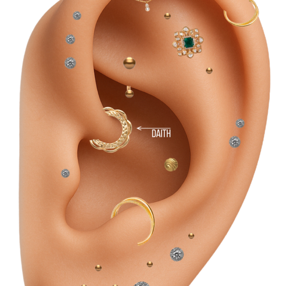 Daith Piercings at Grand Junction Piercing Studio by MiLK & ViViD in Grand Junction, CO