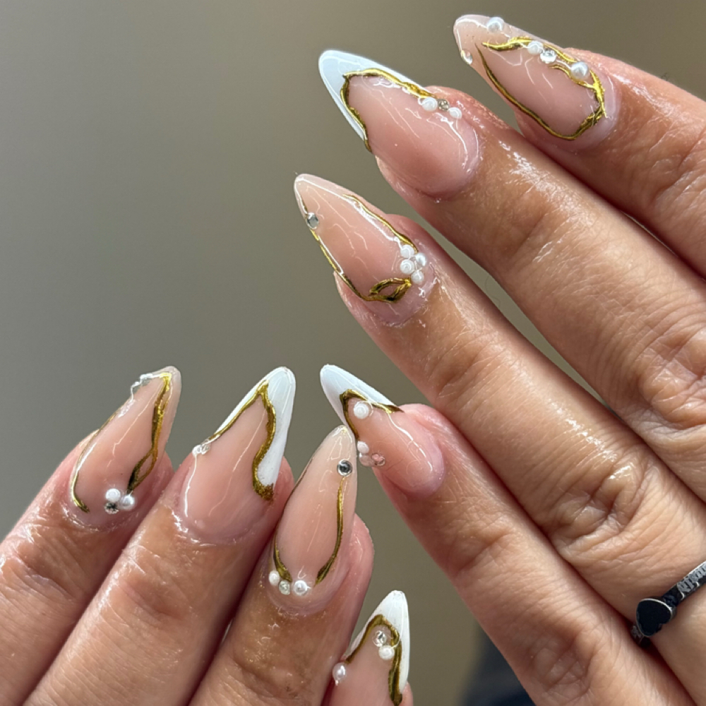 Long Acrylic Set at Nails by Bianca Annabelle in Grand Island, NE