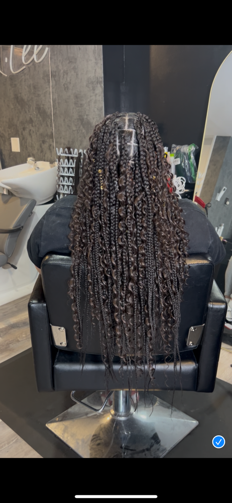 Medium Boho Braids at Styled by Vee in Wilbraham, MA