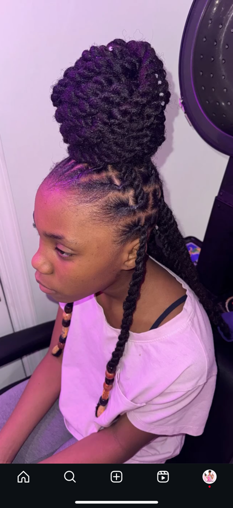 Extended 2 strand Twists at Loc’d N Wit Tweet in Temple Hills, MD