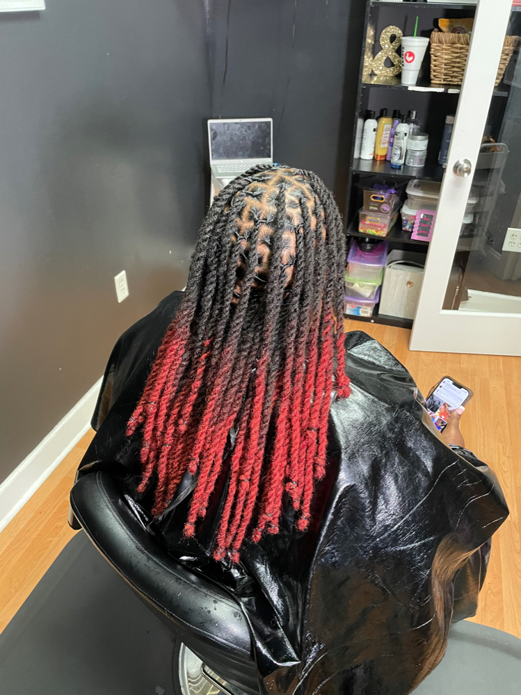 Loc Color W/ 2-Strand Twist