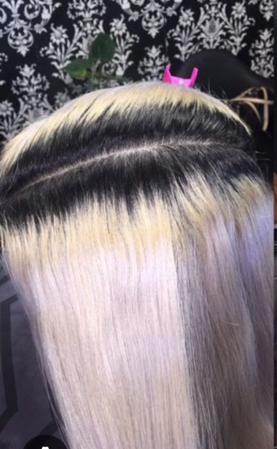 Bleach And Tone Root Retouch