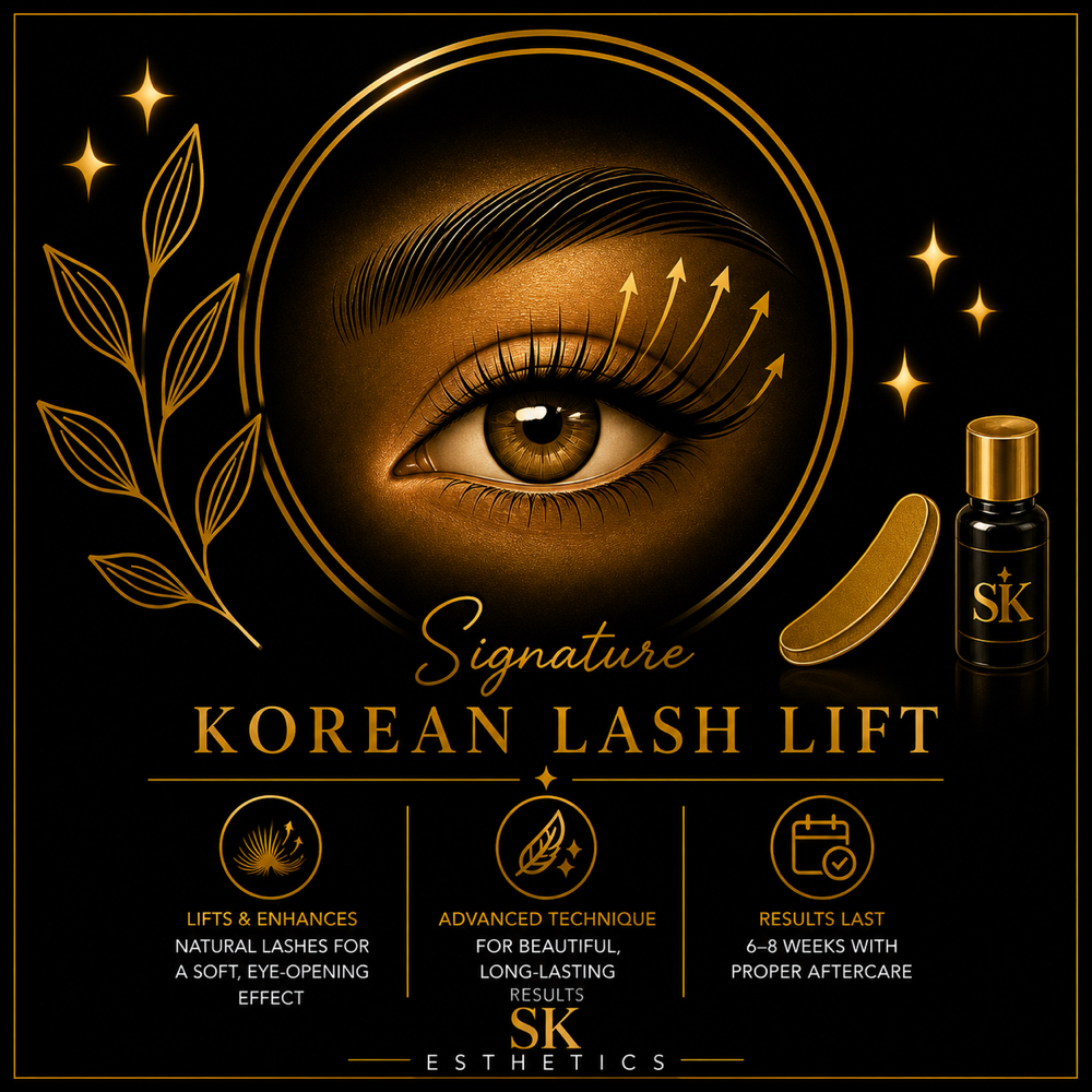 Signature Korean Lash Lift at SK Esthetics in Lincoln, CA