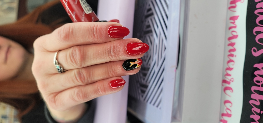Acrylic Fill In at The Claw Coven in Winslow, ME