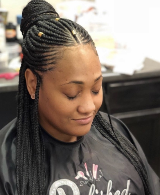 Sm Tribal 1 Layer w/Individuals at C&C Hair Collection in Palos Hills, IL