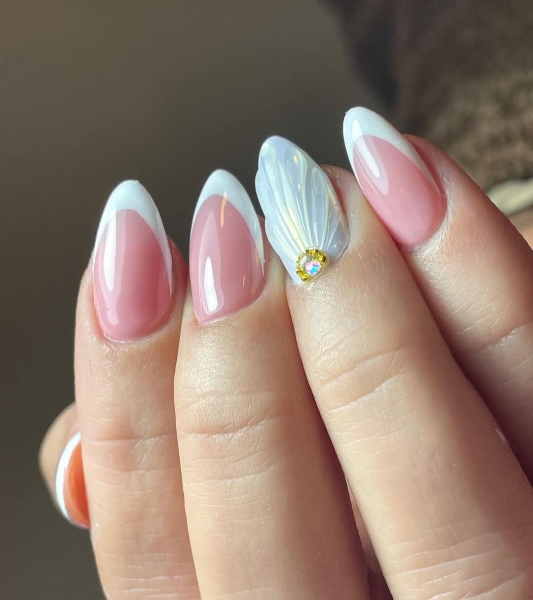 Pink acrylic fill in at MYangNails in Mocksville, NC