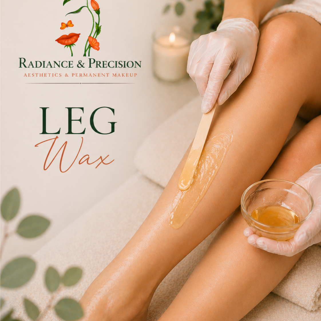 Waxing Both Legs Full $85 at Radiance & Precision Aesthetics LLC in Fort Myers, FL
